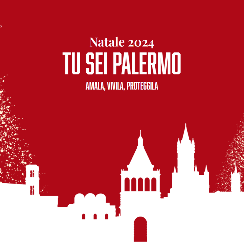 Tu sei Palermo - locandina del Natale 2024 a Palermo