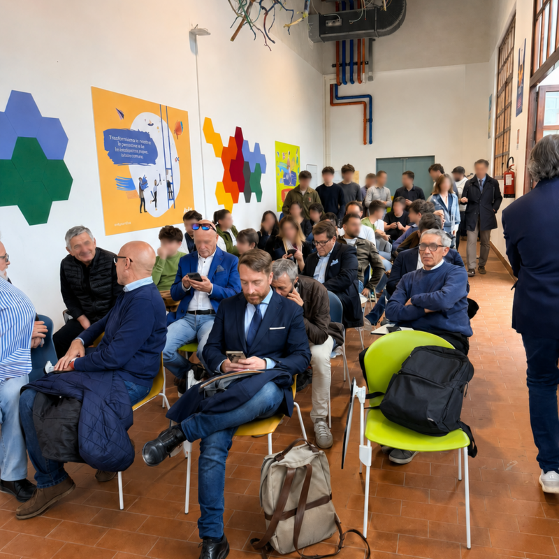 Partecipanti presenti alla open session del 6 maggio, ai Cantieri Culturali della Zisa per il programma di accelerazione promosso da Sispi